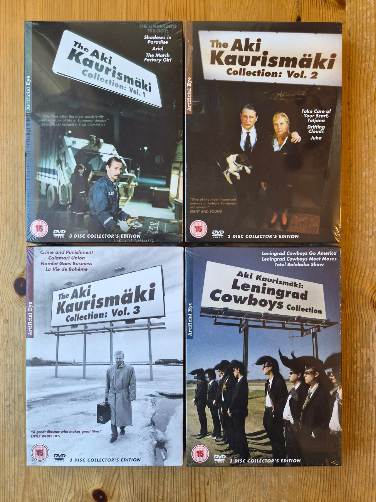 Aki Kaurismaki The Collection Vol.1 3枚組 The Aki Kaurismaki Collection Vol. 1-3 & Leningrad Cowboys