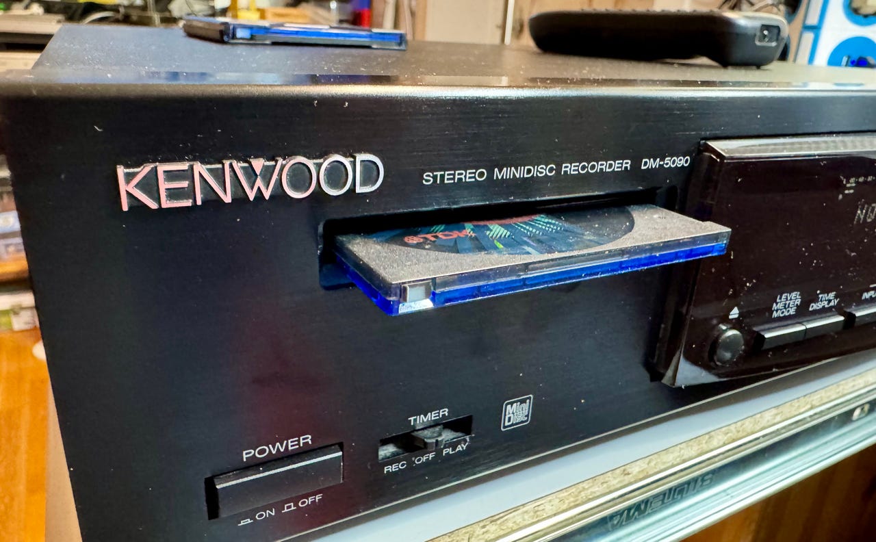 Kenwood DM-5090 MiniDisk-spiller med fjernkontroll og 2 Minidisker