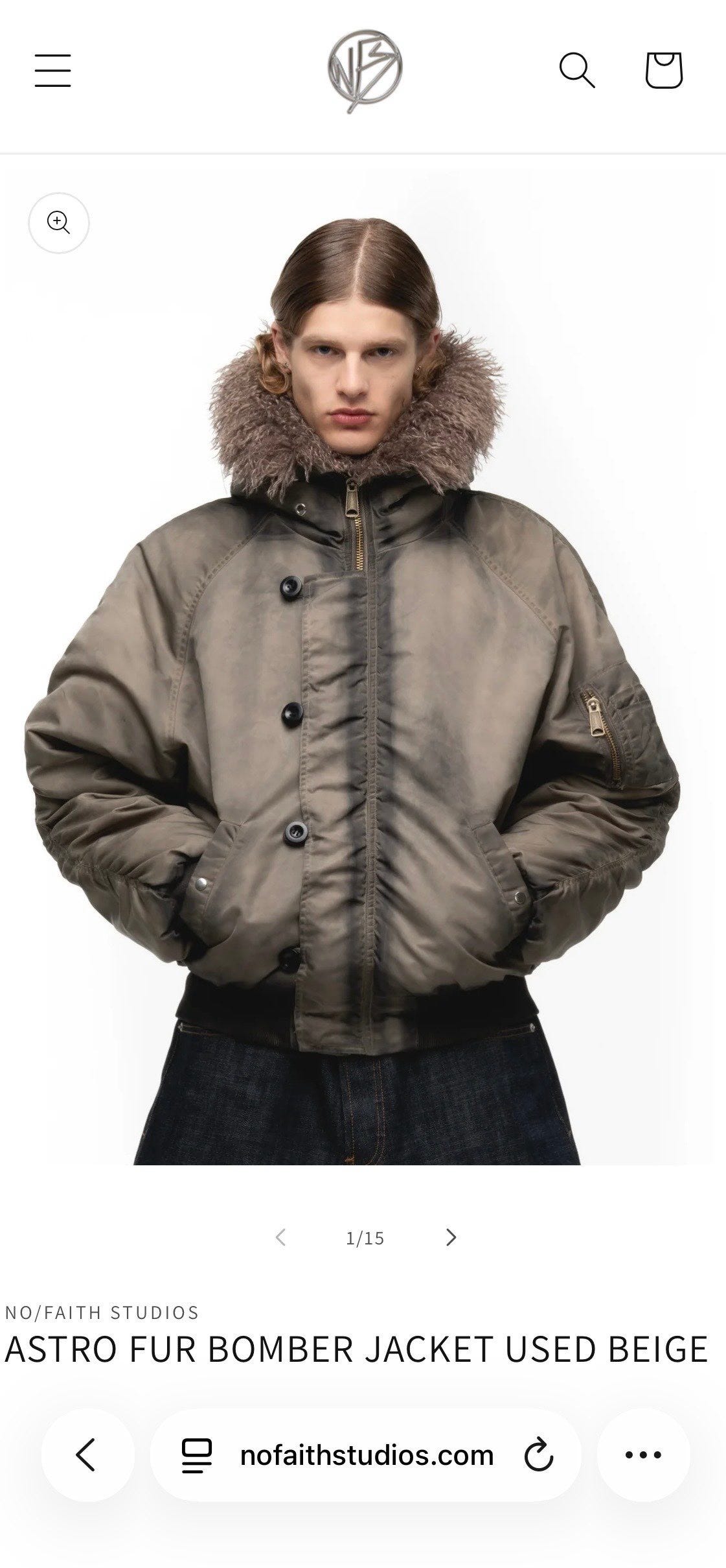 No/Faith Studios bomber jacket | FINN-torget