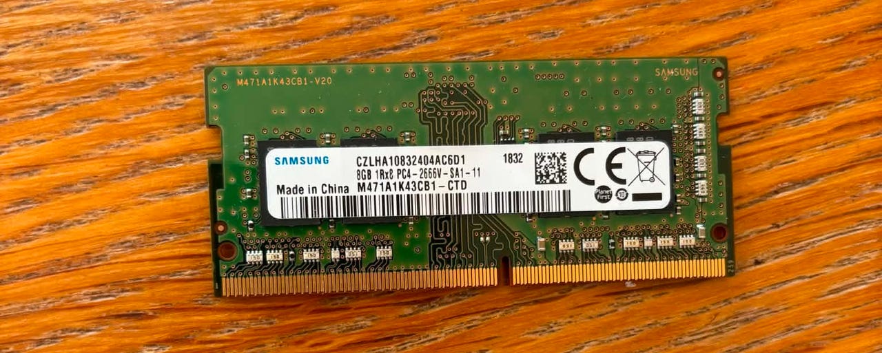 Samsung M471A1K43CB1-CTD 2666MHz (8GB, DDR4, 2666 MHz, SO-DIMM