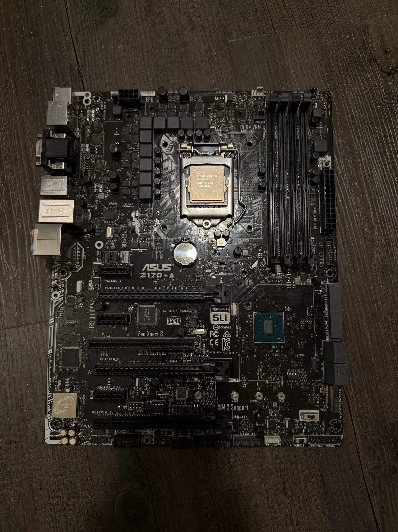 ASUS Z170-A hovedkort med Intel Core i5-6600K | FINN-torget