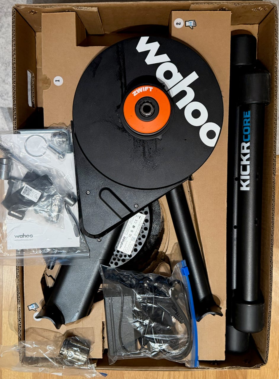 Wahoo Kickr Core med Swift cog & click | FINN-torget