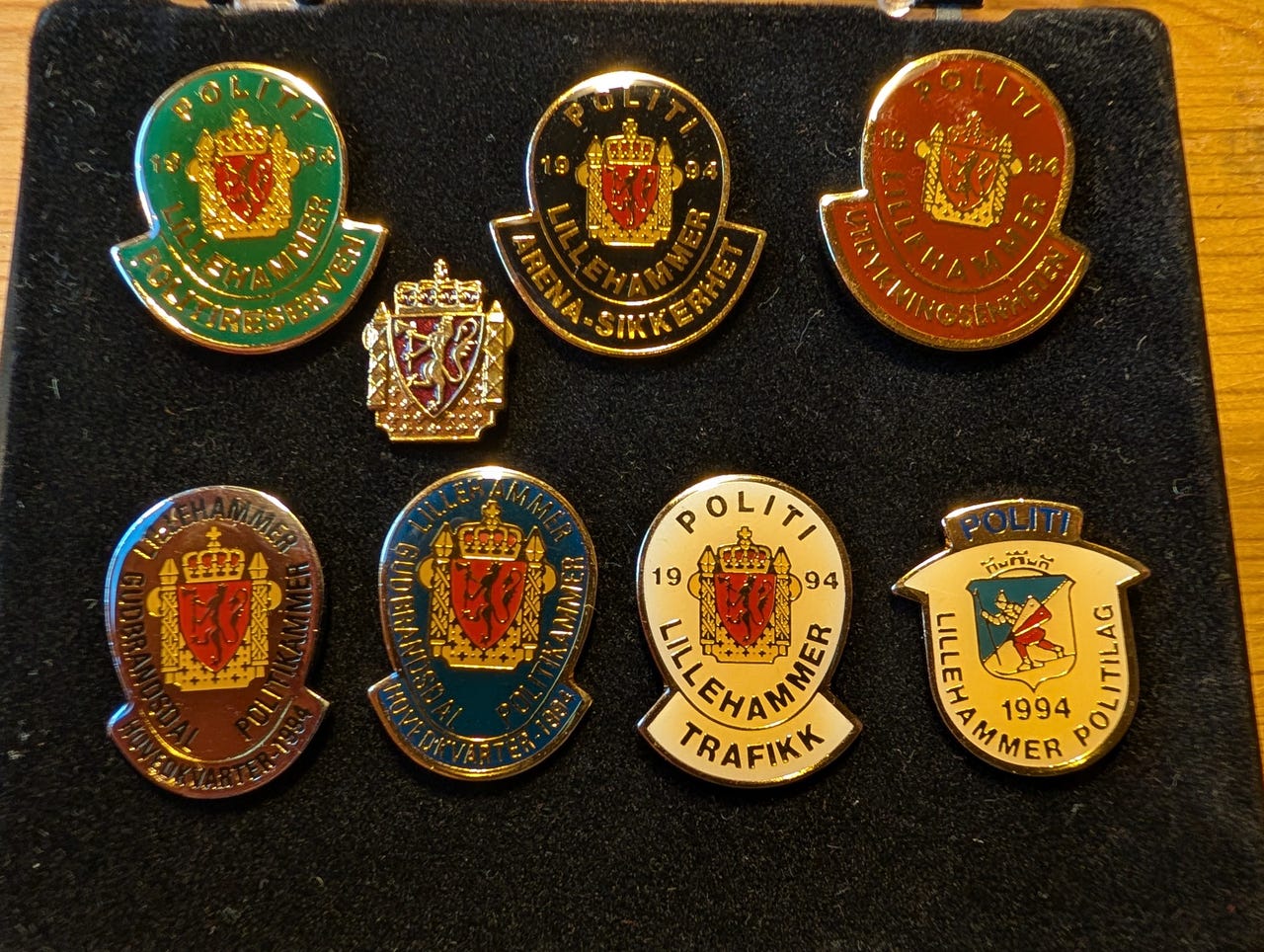 Politi Lillehammer OL 1994 pins samling | FINN-torget