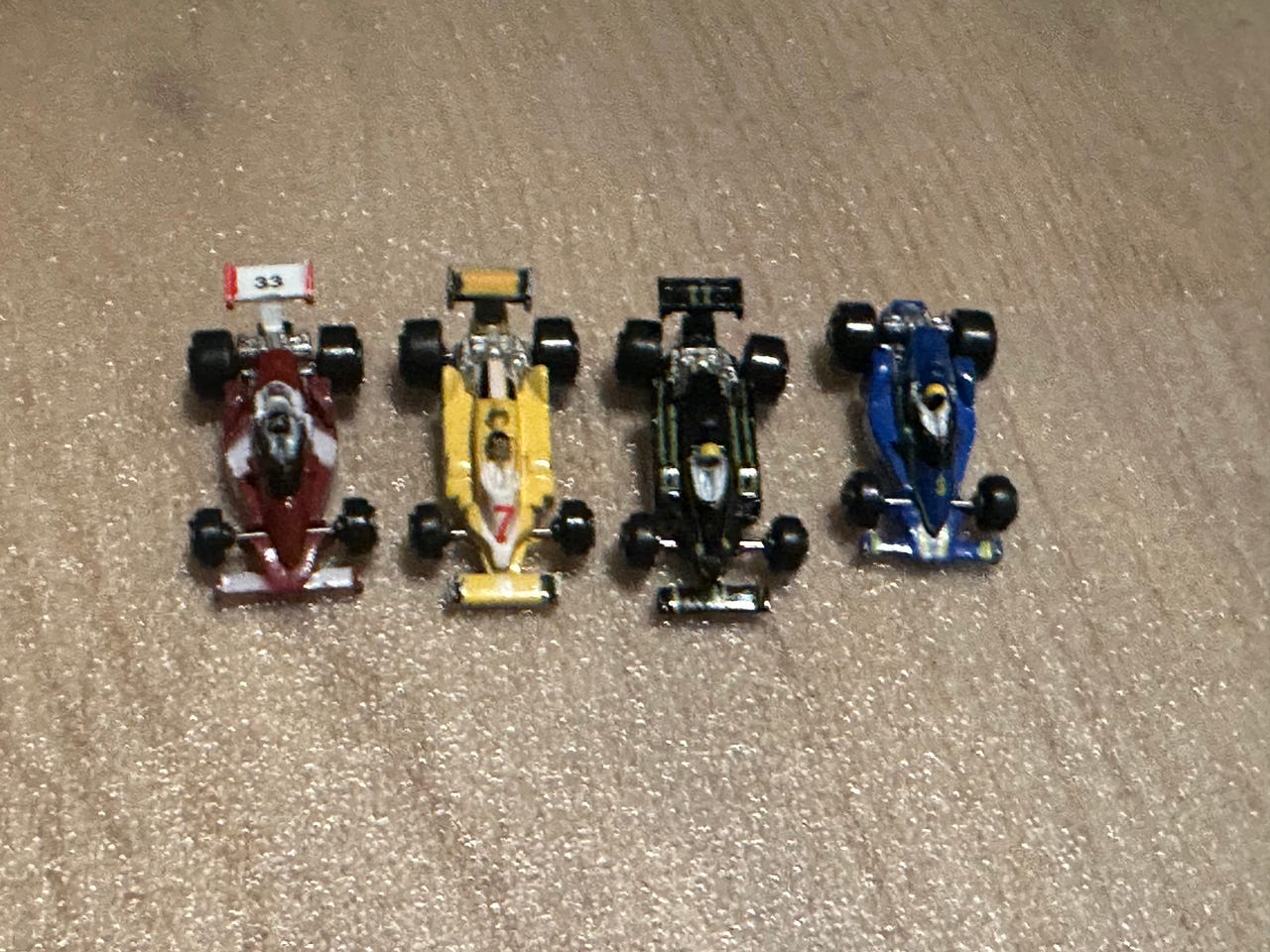 4 stk. originale Micro Machines Formel 1-biler – Galoob – vintage ...
