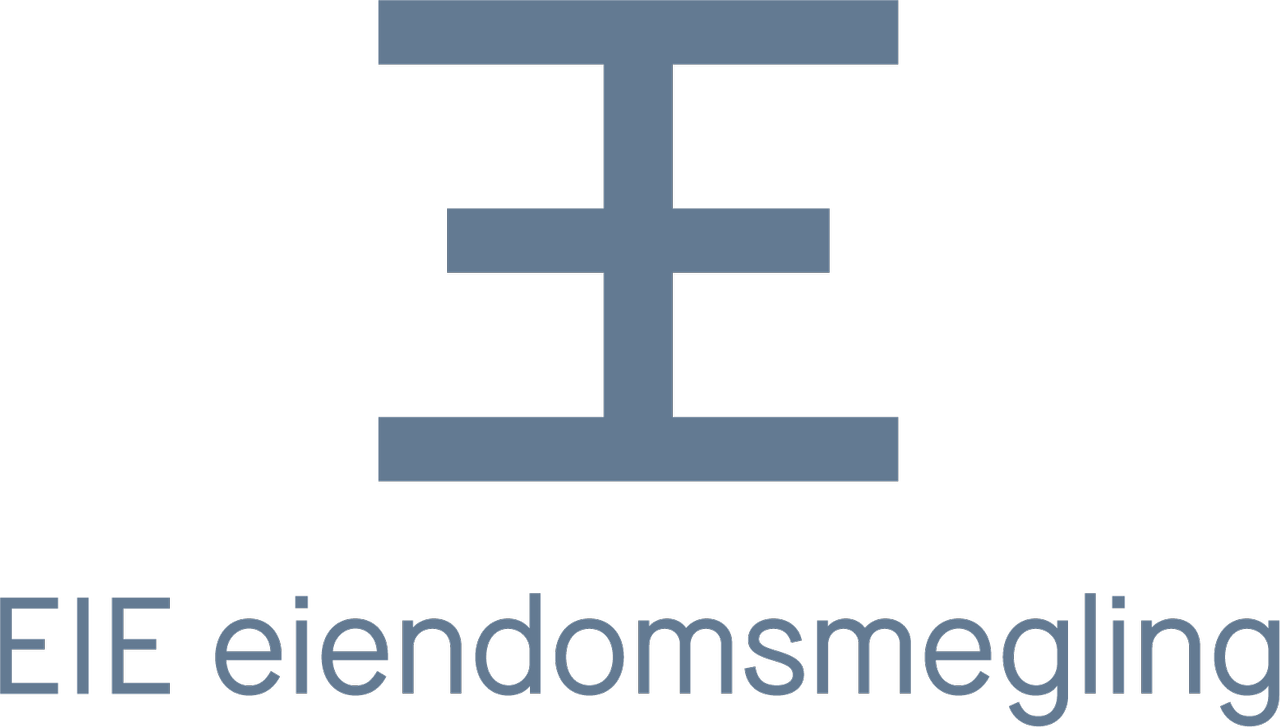 Logo for EIE eiendomsmegling Lillestrøm.