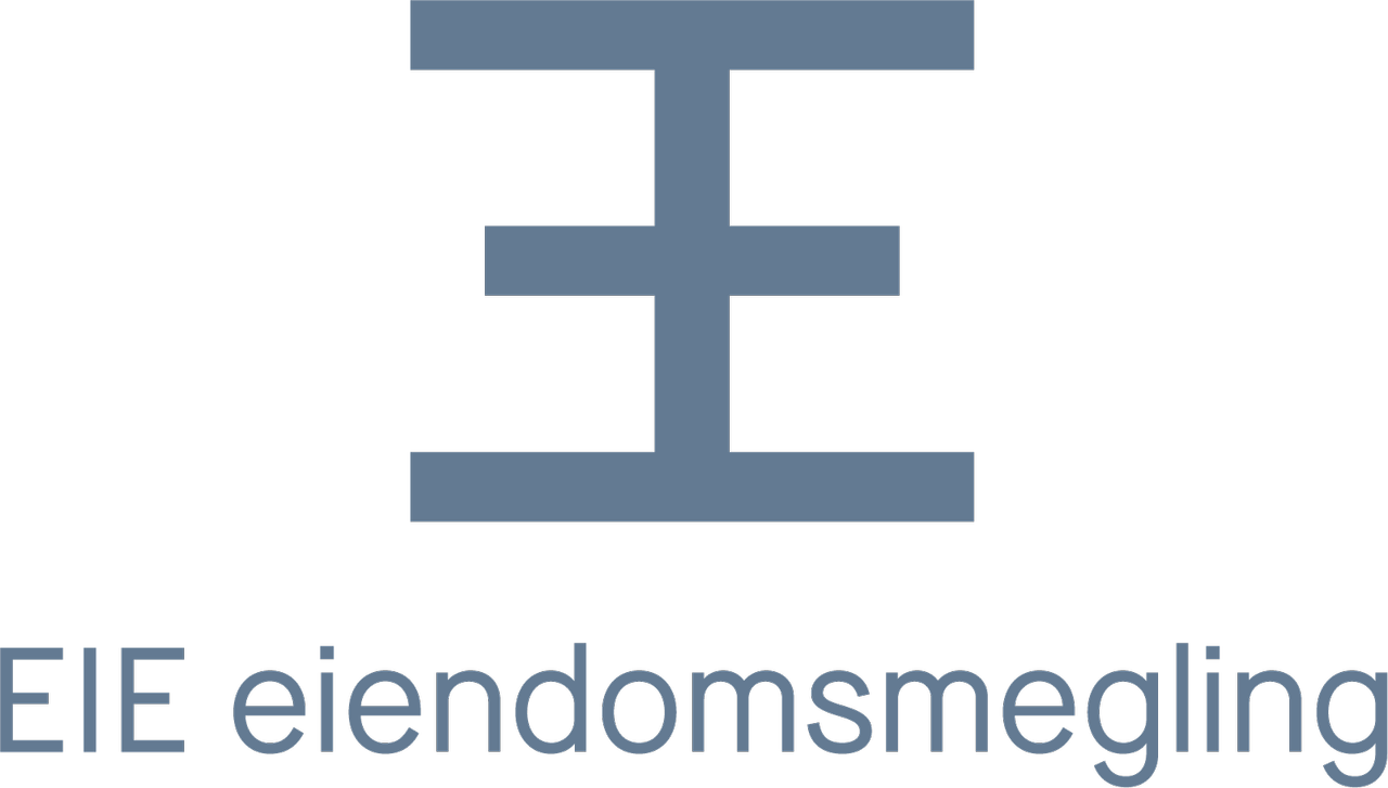 Logo for EIE eiendomsmegling Asker.