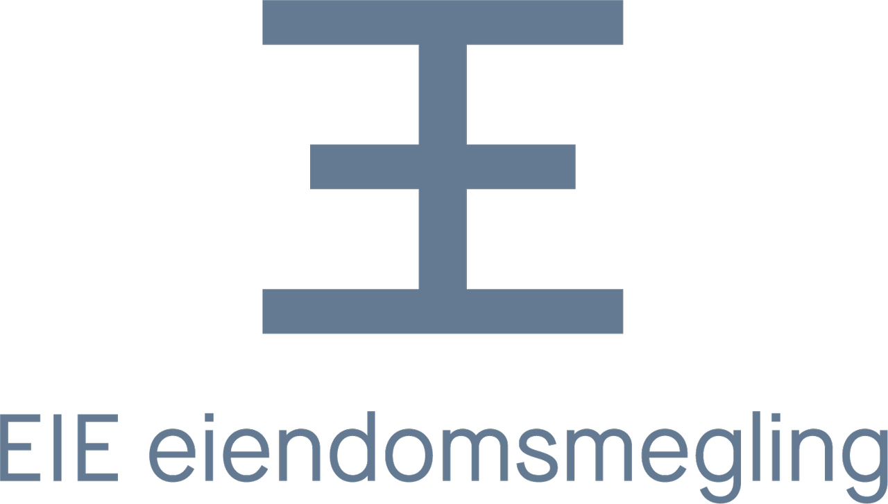 Logo for EIE eiendomsmegling Bærum.