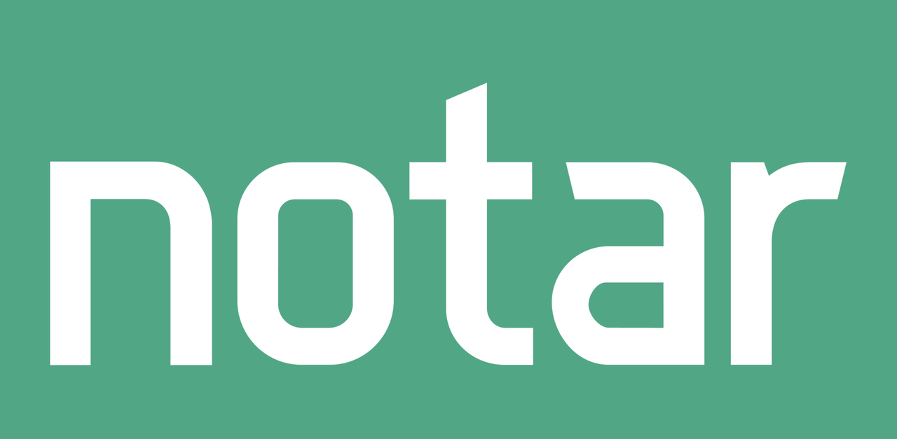 Logo for Notar Drammen.