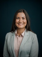 Bilde av megler Renate Hoskuldsen de Gala