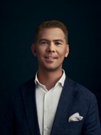 Bilde av megler Jens August Larsen