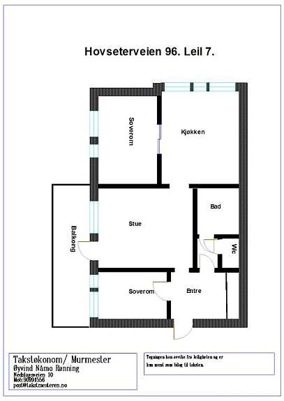 plantegning Galleribilde