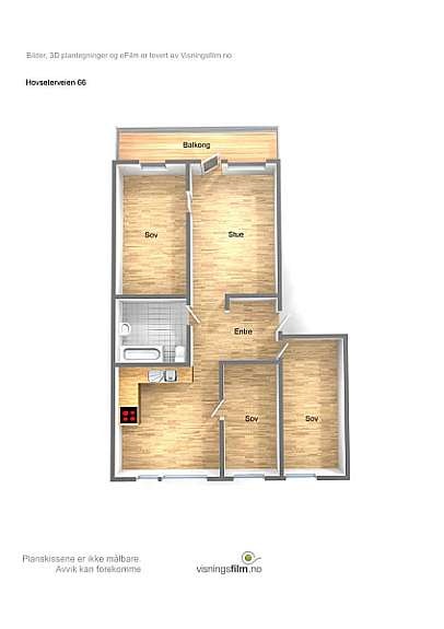 plantegning Galleribilde