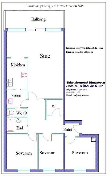 Plantegning Galleribilde