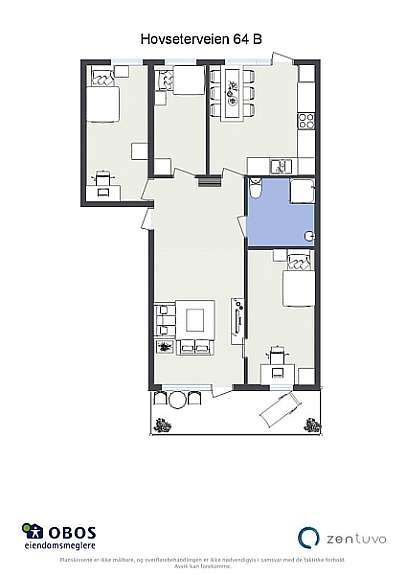 Hovseterveien 64 B - Hovseterveien 64 B - 2D Letterhead Galleribilde