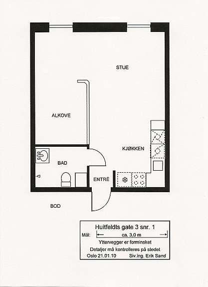 Plantegning Galleribilde