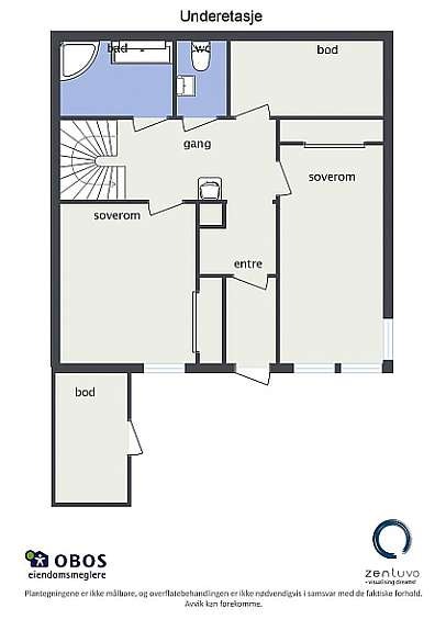 Floorplan letterhead - Munkebekken 211 - Underetasje - 2D Floor Plan Galleribilde
