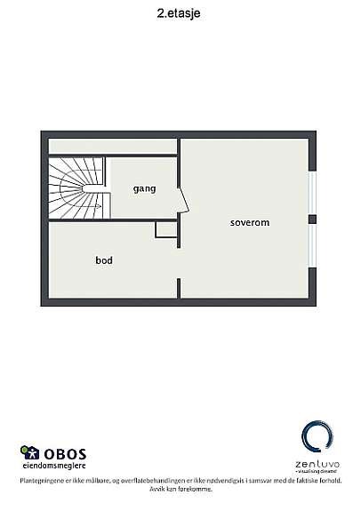 Floorplan letterhead - Munkebekken 211 - 2.etasje - 2D Floor Plan Galleribilde