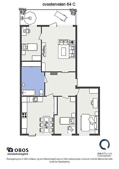 Floorplan letterhead - ovseterveien 64 C - ovseterveien 64 C - 2D Floor Plan Galleribilde