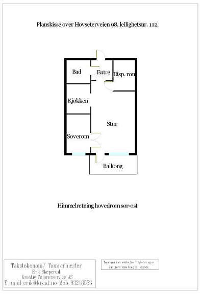 Plantegning Galleribilde