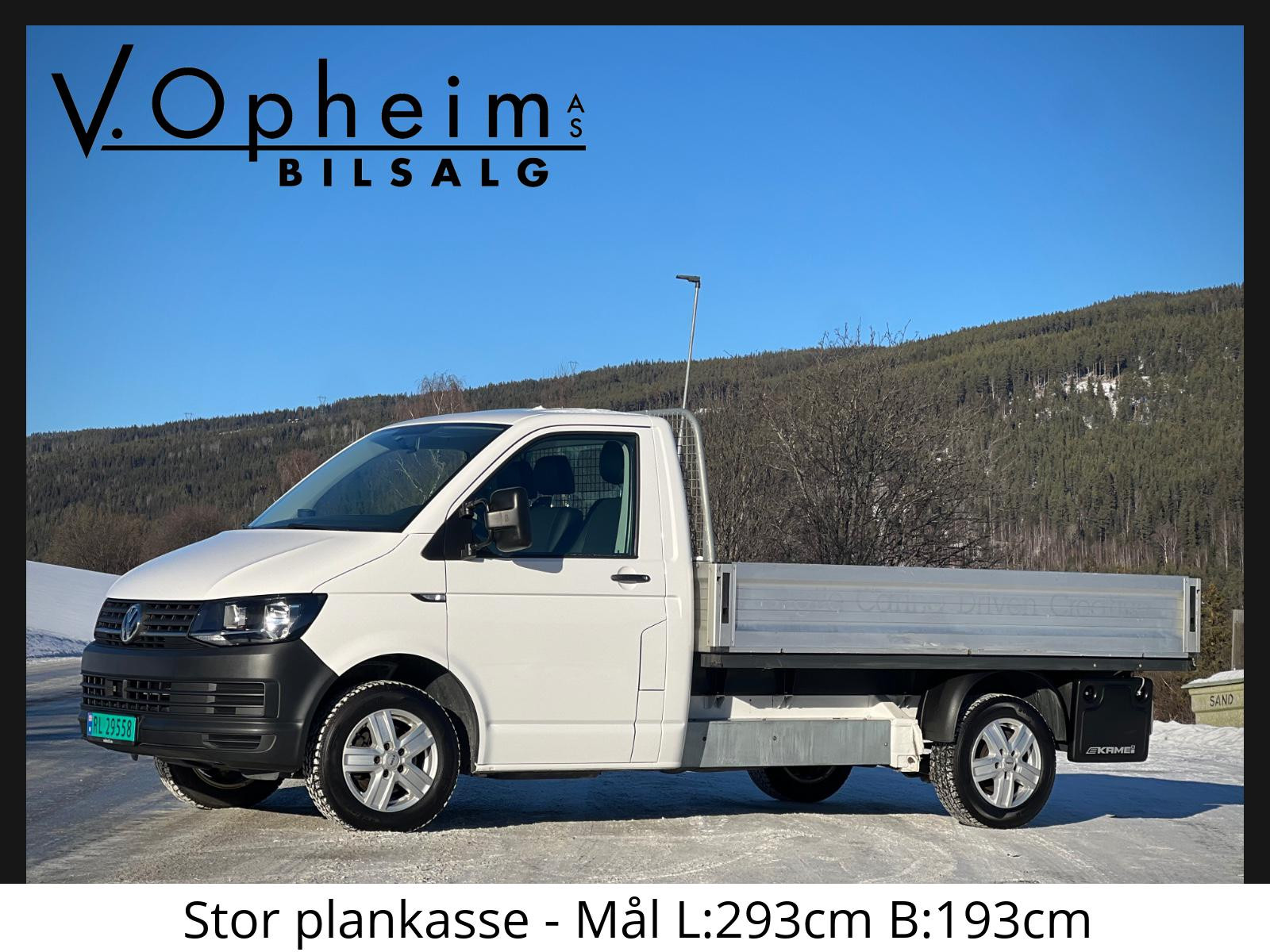 Volkswagen Transporter 150HK/Aut/Lang/Webasto/ACC/1Eier/Full servicehistorikk