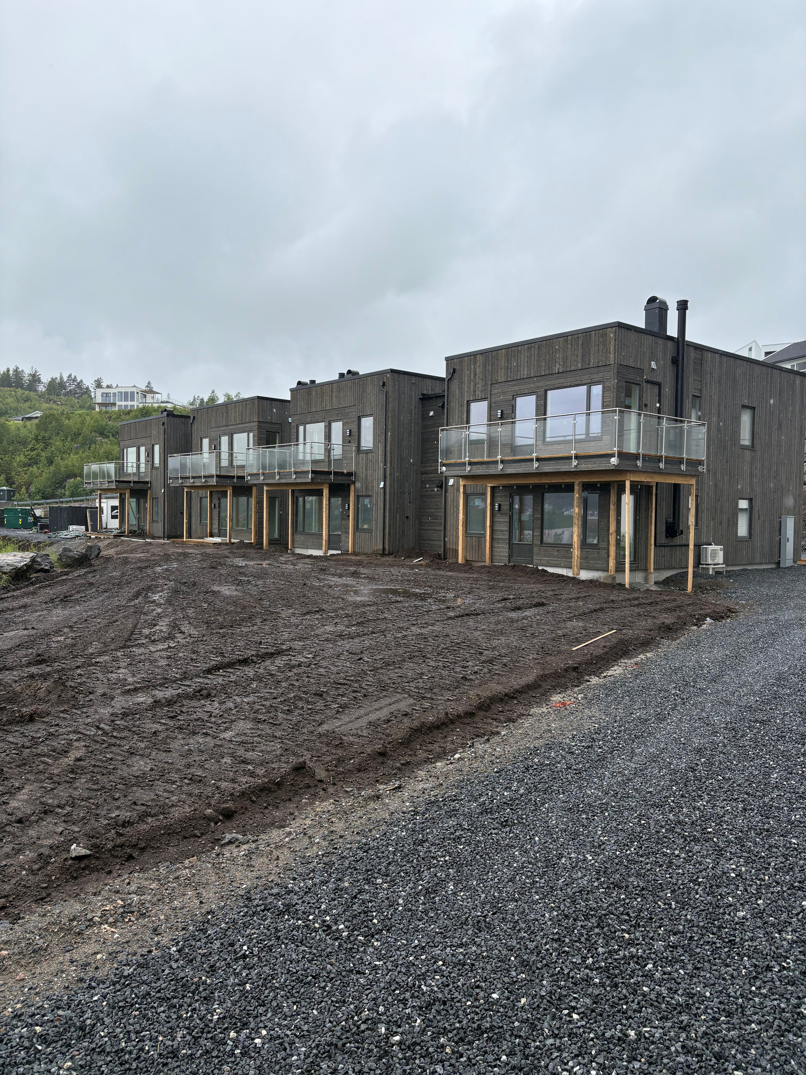 De første 8 leilighetene. Leil 13-20