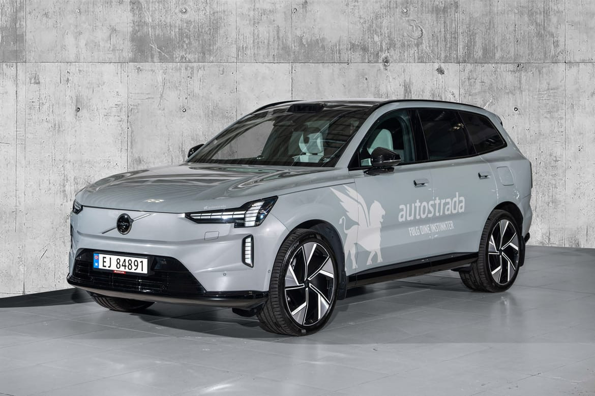Volvo EX90 Twin Performance Ultra 22"/B&W/LUFT/360/ULL/MASSASJE/ 2025, 23 500 km, kr 994 000,-