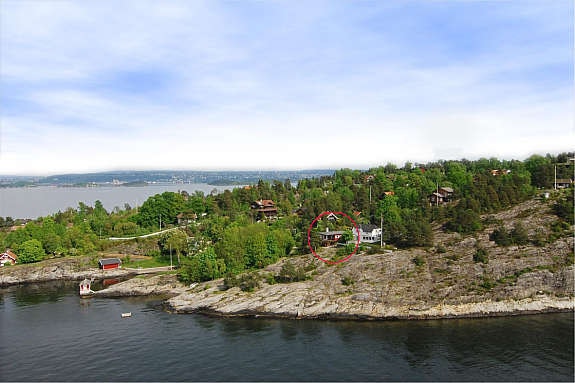 Beliggende på tuppen av Nesoddtangen Galleribilde