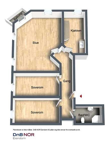 Planskisse Galleribilde