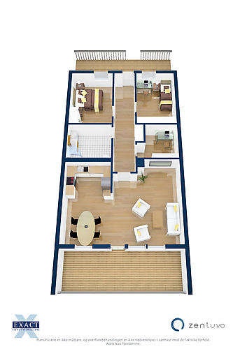 3 roms på 80kvm Galleribilde