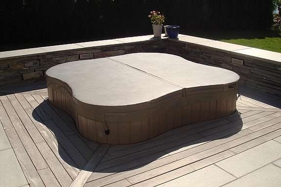 Jacuzzi fra terrassen Galleribilde