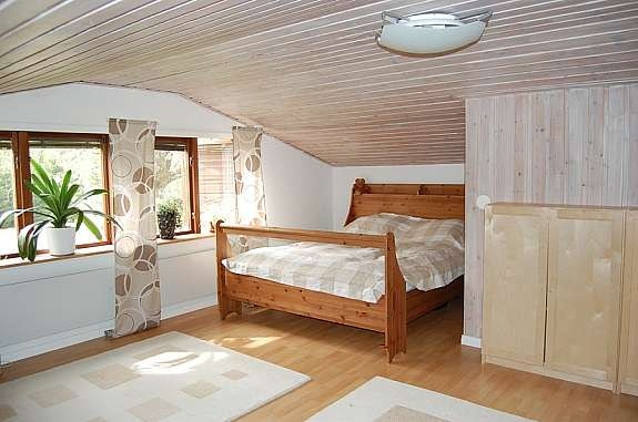 sovrum och allrum Galleribilde