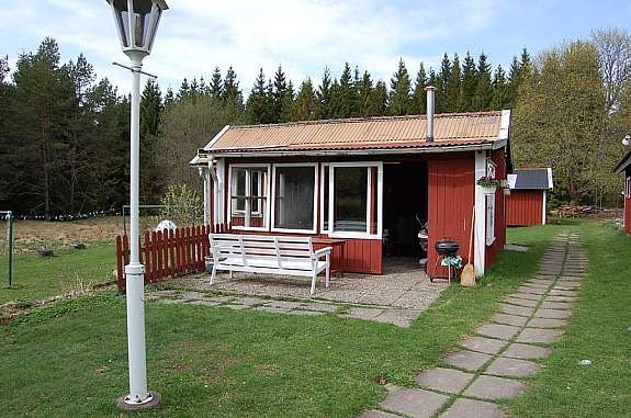 uthus med kamin Galleribilde