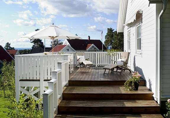 Solrik terrasse Galleribilde