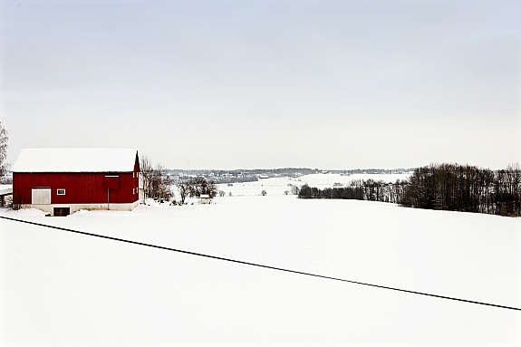 Fritt utsyn over dalen Galleribilde