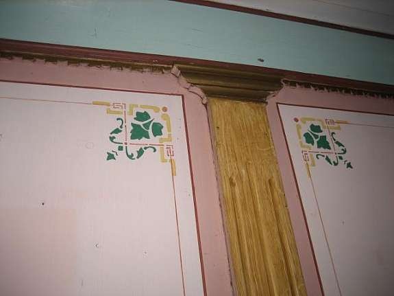 Stue 1 etg rosemalt speilpanel Galleribilde