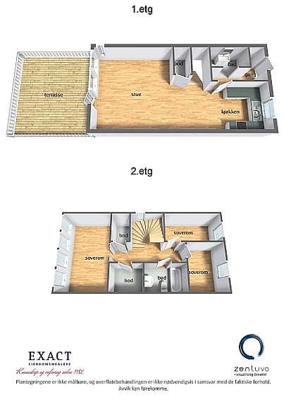 Project letterhead - Krosshaughagan 14 E - 3D Floor Plan Galleribilde