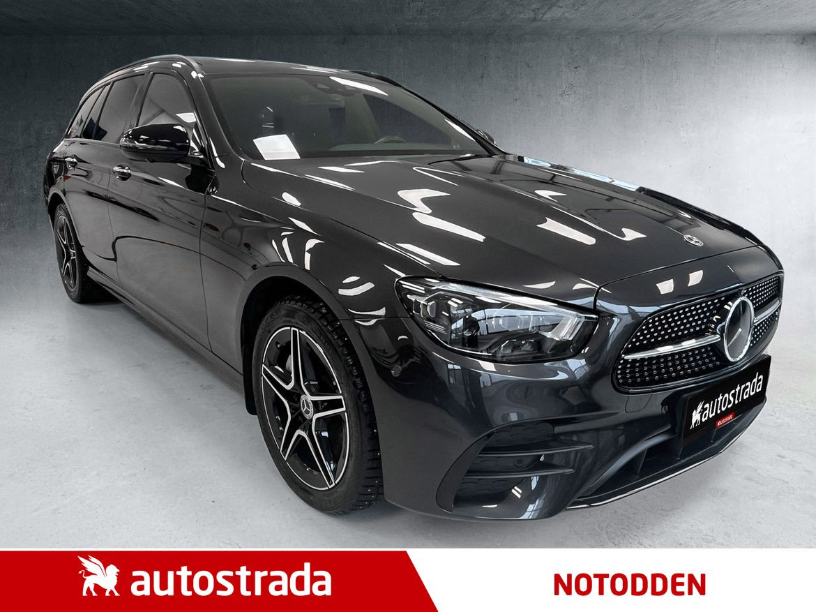Mercedes-Benz E-Klasse Panoramasoltak, nattpakke.amg.skinn.hengerfeste +++ 2022, 45 000 km, kr 639 000,-