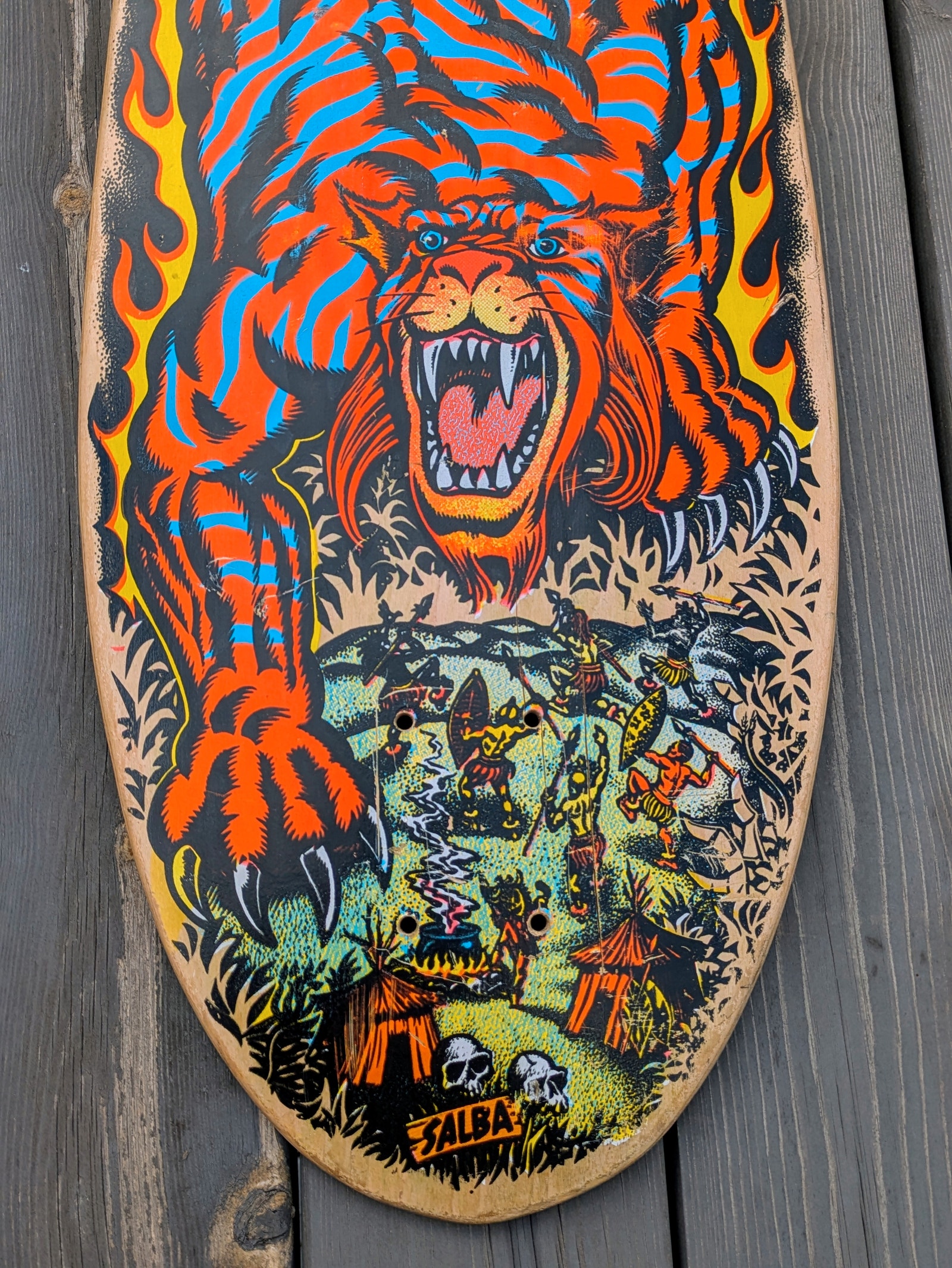 希少 レア✨ SANTA CRUZ サルバ Salbaモデル Tiger 8.6 Santa Cruz