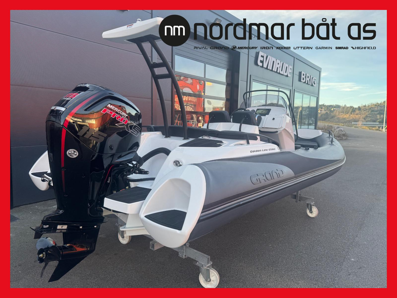 Bilde av 'Grand 580 Golden Line - MERCURY ProXS 115HK - SOMMER Kampanje!'