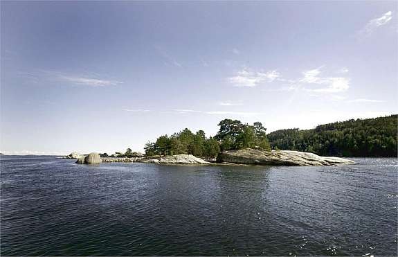 Holmen sett fra nord-øst Galleribilde