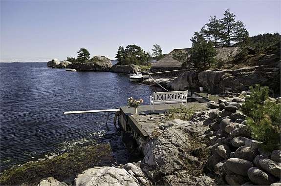 Bryggeanlegg og båthus Galleribilde