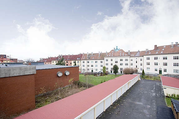 Utsikt fra balkong Galleribilde