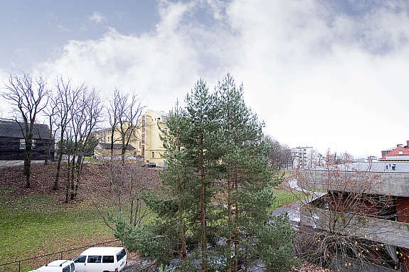 Utsikt fra balkong Galleribilde