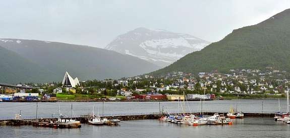 Utsikt mot fastlandet Galleribilde