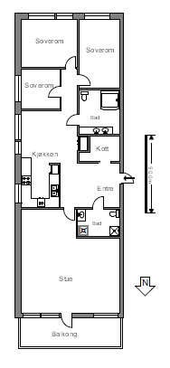 Planskisse Galleribilde