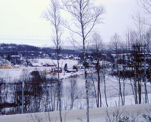 Utsikt Glåmos/ Glomma Galleribilde