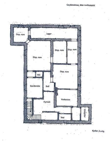 Planskisse u.etg./kjeller Galleribilde