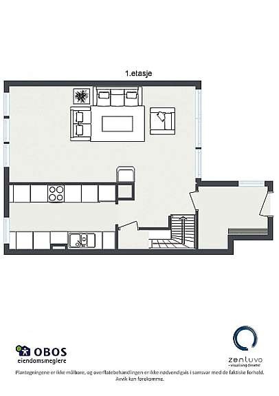 Hoppveien 24 - 1.etasje - 2D Letterhead Galleribilde