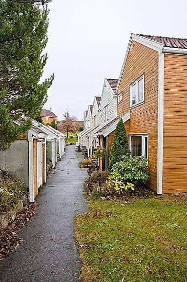 Fasade ved inngangspartiet. Galleribilde