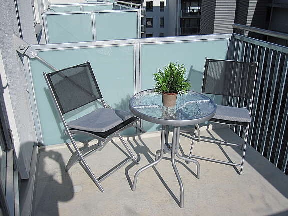 Solrik balkong Galleribilde